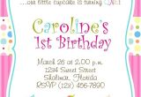 Cupcake Party Invitation Wording Cupcake 5×7 Printable Party Invitation Girl