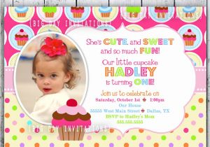 Cupcake Party Invitation Wording Cupcake Birthday Invitations Template Best Template