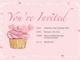 Cupcake Party Invitation Wording Cupcake Invitations Template Best Template Collection