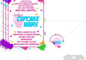 Cupcake Wars Birthday Party Invitations Cupcake Party Birthday Party Ideas Photo 1 Of 34 Catch