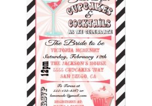 Cupcakes and Cocktails Bridal Shower Invitations Cupcakes and Cocktails Bridal Shower Invitations 5 Quot X 7