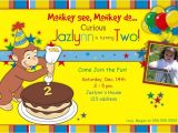 Curious George 2nd Birthday Invitations 2nd Curious George Birthday Invitations Anouk Invitations