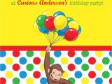 Curious George Birthday Invitation Template Birthday Party Invitations Incredible Curious George