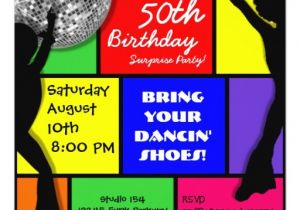 Custom Disco Party Invitations Custom Disco Birthday Party Invitations Zazzle
