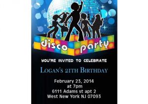 Custom Disco Party Invitations Disco Party Custom Birthday Invitation Printable Mary