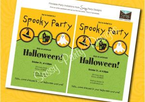 Custom Halloween Birthday Invitations Custom Spooky Halloween Party Invitations by Sassy Party