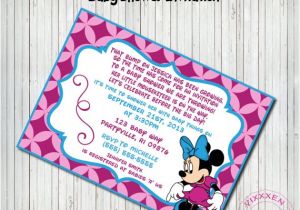 Custom Minnie Mouse Baby Shower Invitations Items Similar to Minnie Mouse Baby Shower Invitation