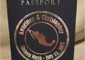 Custom Passport Wedding Invitations Custom Passport Invitations Wedding Birthday by