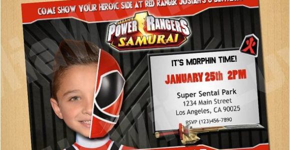Custom Power Ranger Birthday Invitations 46 Best Images About Power Rangers Birthday Party Ideas On