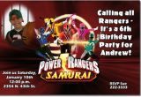 Custom Power Ranger Birthday Invitations Power Rangers Birthday Invitations Ideas Bagvania Free