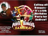 Custom Power Ranger Birthday Invitations Power Rangers Birthday Invitations Ideas Bagvania Free