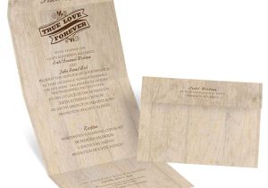 Custom Seal and Send Wedding Invitations Choose Your Design Rustic Seal and Send Invitation
