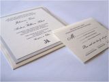 Custom thermography Wedding Invitations thermography Wedding Invitation White Tie Designs