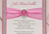 Customize Quinceanera Invitations Bright Pink Quinceanera Sweet Sixteen Invitation Full Of