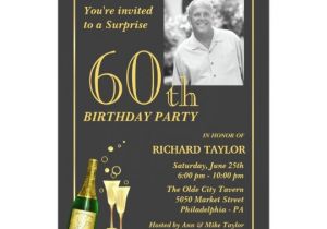Customized Birthday Invitations Customized 60th Birthday Party Invitations Zazzle Com