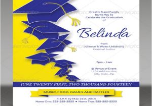 Customized Graduation Invitations for Free 7 Graduation Party Invitations Free Editable Psd Ai