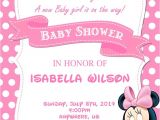 Customized Minnie Mouse Baby Shower Invitations 10 Best Minnie Mouse Baby Shower Invitations Walmart