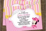 Customized Minnie Mouse Baby Shower Invitations Minnie Baby Shower Invitations Personalized Invites