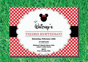 Customized Minnie Mouse Baby Shower Invitations Minnie Mouse Printable Party Invitation by Littlepigpress