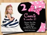 Customized Minnie Mouse First Birthday Invitations Minnie Mouse Birthday Invitations Personalized