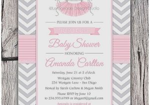 Cute Baby Shower Invite Wording Baby Shower Invitation Awesome Tutu Baby Shower