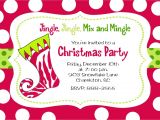 Cute Holiday Party Invites Sayings Christmas Party Invitation