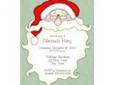 Cute Holiday Party Invites Sayings Cute Santa Christmas Party Invitations Zazzle