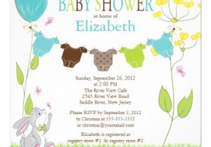Cutest Baby Boy Shower Invitations Cute Clothesline Boy Baby Shower Invitations 5 25" Square
