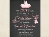 Cutest Baby Shower Invitations Ever Chalkboard Tutu Cute Baby Shower Invitation Ballerina Pink