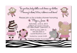 Cutest Girl Baby Shower Invitations Cute Baby Shower Invitations for Girls