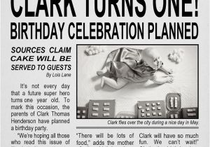 Daily Planet Birthday Invitation Template Clark Kent Birthday Party Design Dazzle
