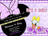 Daisy Duck Baby Shower Invitations Daisy Duck Baby Shower Invitation In Lavender and by