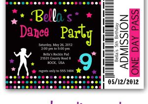 Dance Party Invitations Free Cupcake Cutiees Dance Party Invites and Printable Party Store