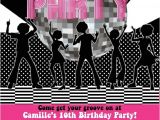 Dance Party Invitations Templates 10 Best Of Dance Party Printable Blank Invitations