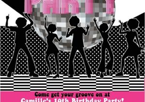 Dance Party Invitations Templates 10 Best Of Dance Party Printable Blank Invitations