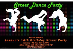Dance Party Invitations Templates Dance Party Invitations