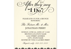 Day after Wedding Party Invitations Day after Wedding Brunch Invitation