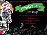 Day Of the Dead Party Invitation Template Day Of the Dead Party Invitations Invitation Librarry