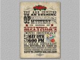 Day Of the Dead Party Invitation Template Items Similar to Western Birthday Invitation Day Of the