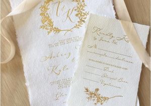 Deckle Edge Paper Wedding Invitations Letterpress Wedding Invitations and Letterpress Business