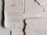 Deckle Edge Paper Wedding Invitations where to Find Handmade Deckle Edge Paper