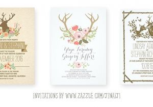 Deer Antler Wedding Invitations Deer Wedding Invitation Romantic Watercolors Need