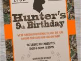 Deer Hunting Birthday Party Invitations Hunting Deer Camo Birthday Baby Shower Party Invitation