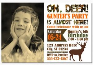 Deer Hunting Party Invitations Deer Hunting Birthday Invitation Camo by Puggyprints On Etsy