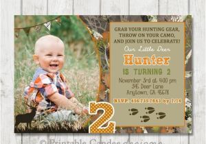 Deer Hunting Party Invitations Deer Hunting Birthday Invitation Hunting by Printablecandee