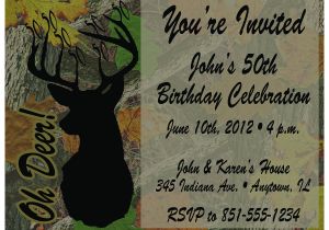 Deer Hunting Party Invitations Tree Camo Deer Hunting Printable Birthday Invitations 30th