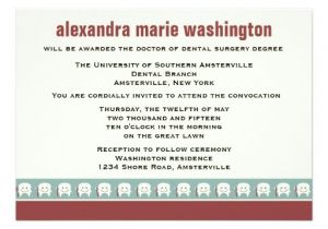 Dental School Graduation Invitations Dental School Graduation Invitation Announcement Zazzle