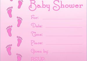 Design My Own Baby Shower Invitations Free Printable Baby Shower Invitations for Girls