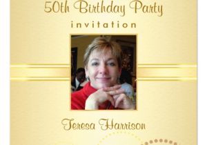 Design Your Own Photo Birthday Invitations 50th Birthday Party Invitations Create Your Own Zazzle