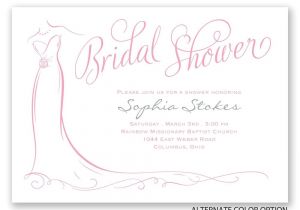Designer Bridal Shower Invitations Elegant Bride Bridal Shower Invitation Invitations by Dawn
